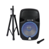 SISTEMA DE AUDIO 15 pulg. CON TRIPODE Y MICROFONO